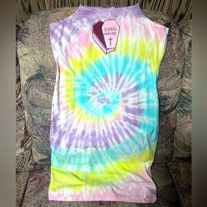 Jac Vanek Dead Inside Tie-Dye Dress
